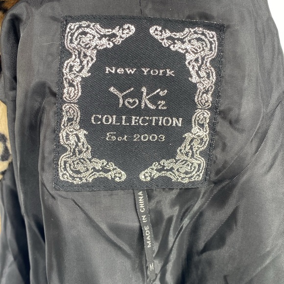 Yoki Collection Animal Leopard Print Double Breast Coat Size Medium NWT‎ - Picture 13 of 13